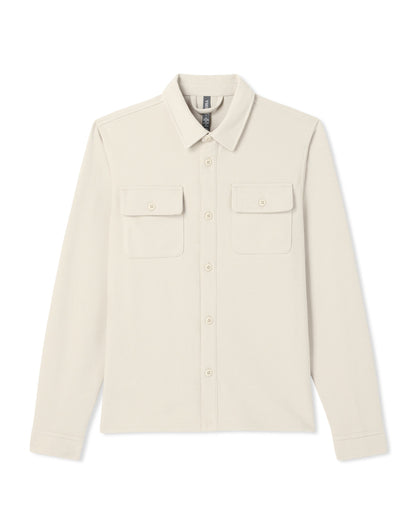 Waffle Shirt Jacket Versatile Men's Natural Shirt Jacket | Vuori sale