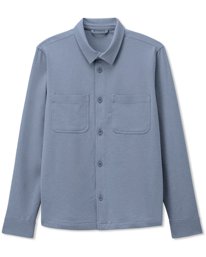 Coronado Shirt Jacket Men's Slate Blue Heather Jacket | Vuori onsale