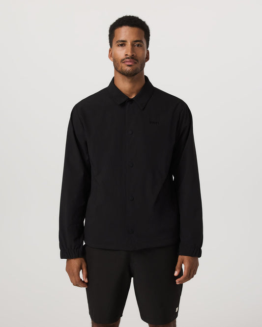 V1 Coach Jacket Men's Black Vintage Style Jacket | Vuori discount