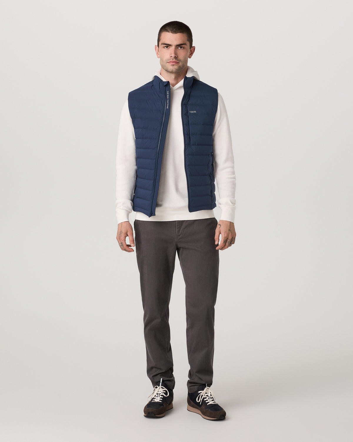 Steadfast Insulated Vest Men's Blue Coast Vest | Vuori online
