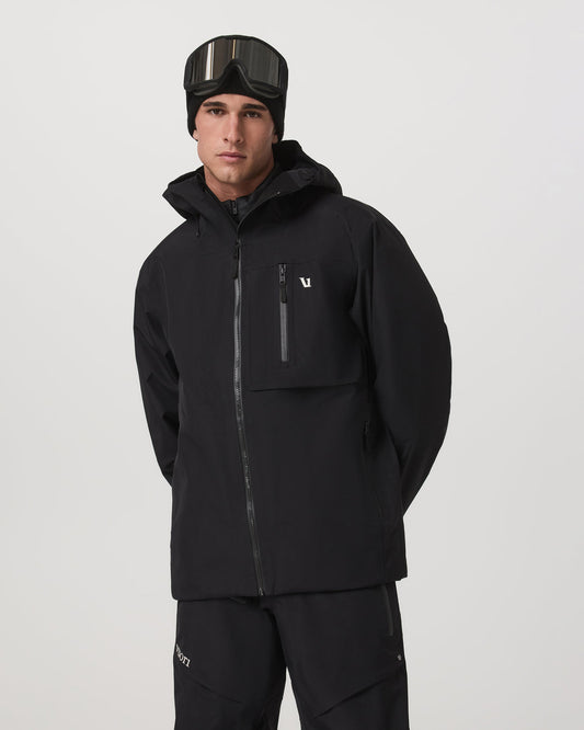 Taika Snow Shell Men's Black Ski/Board Jacket for Winter | Vuori discount