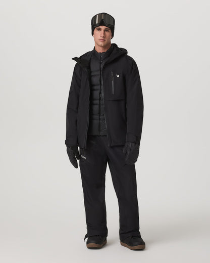 Taika Snow Shell Men's Black Ski/Board Jacket for Winter | Vuori discount