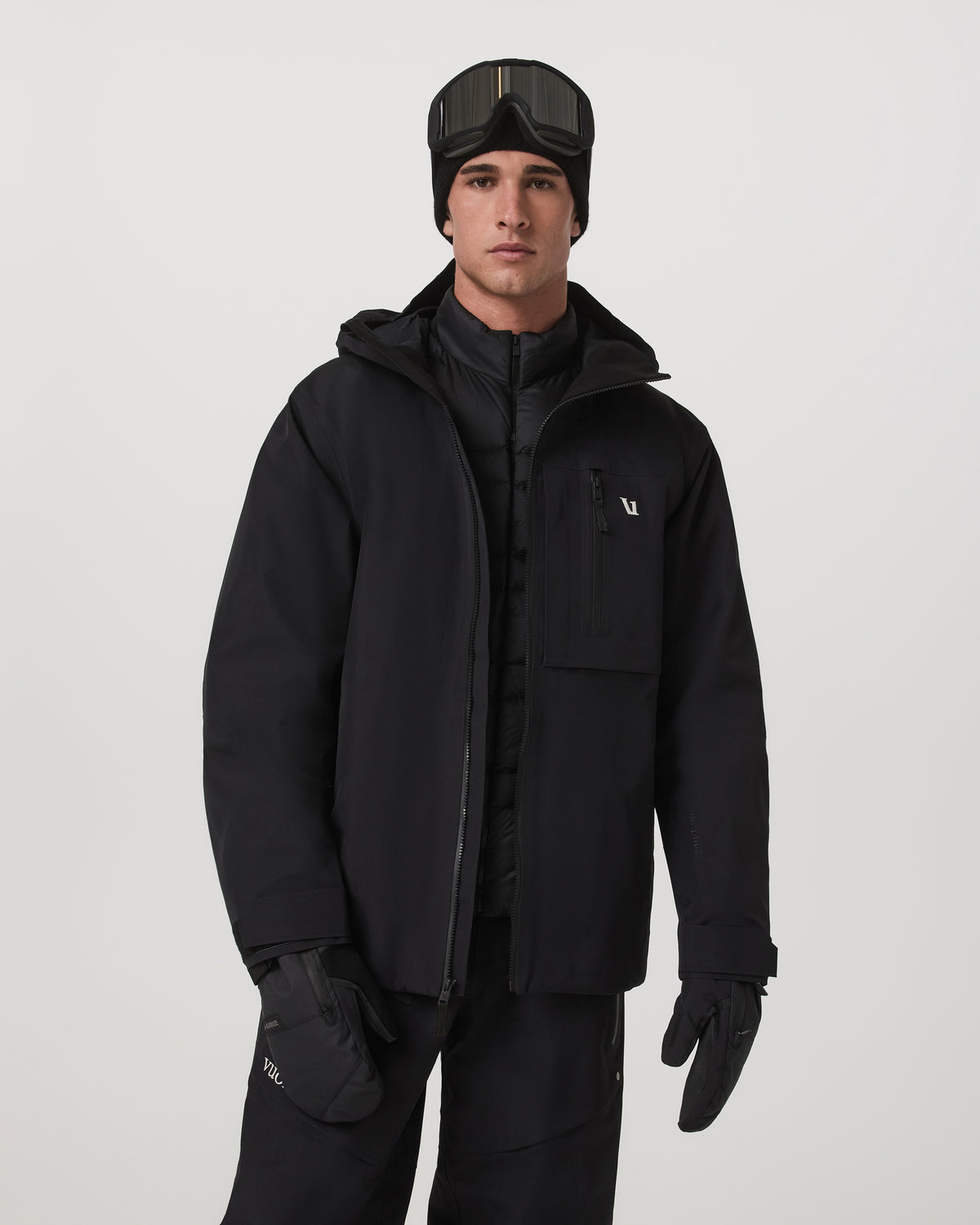Taika Snow Shell Men's Black Ski/Board Jacket for Winter | Vuori discount