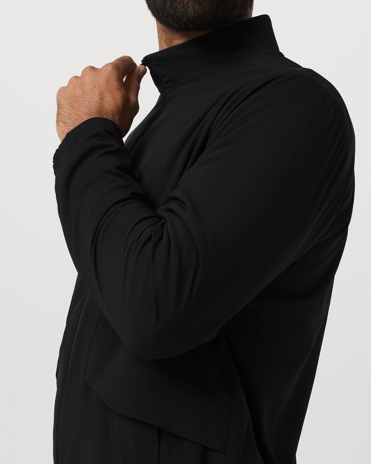 Octa Wind Shell Multi-Purpose Men's Black Jacket | Vuori shop