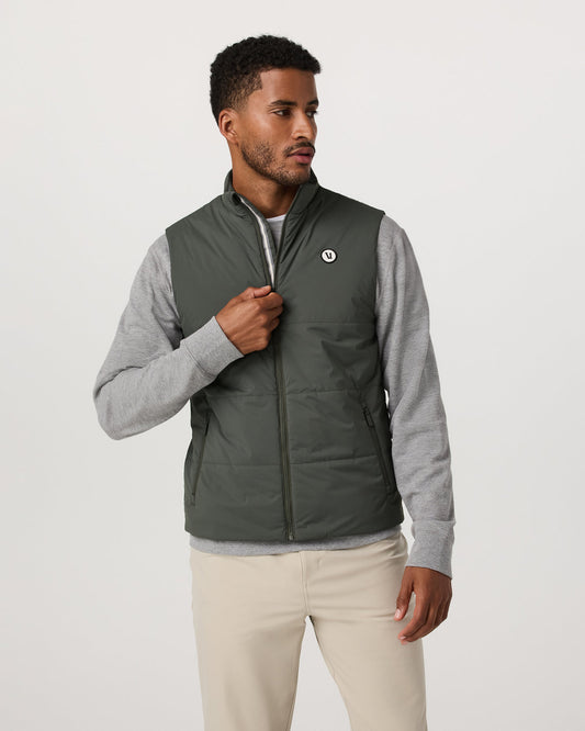 Echo Insulated Vest 2.0 Men's River Rock Vest | Vuori for sale