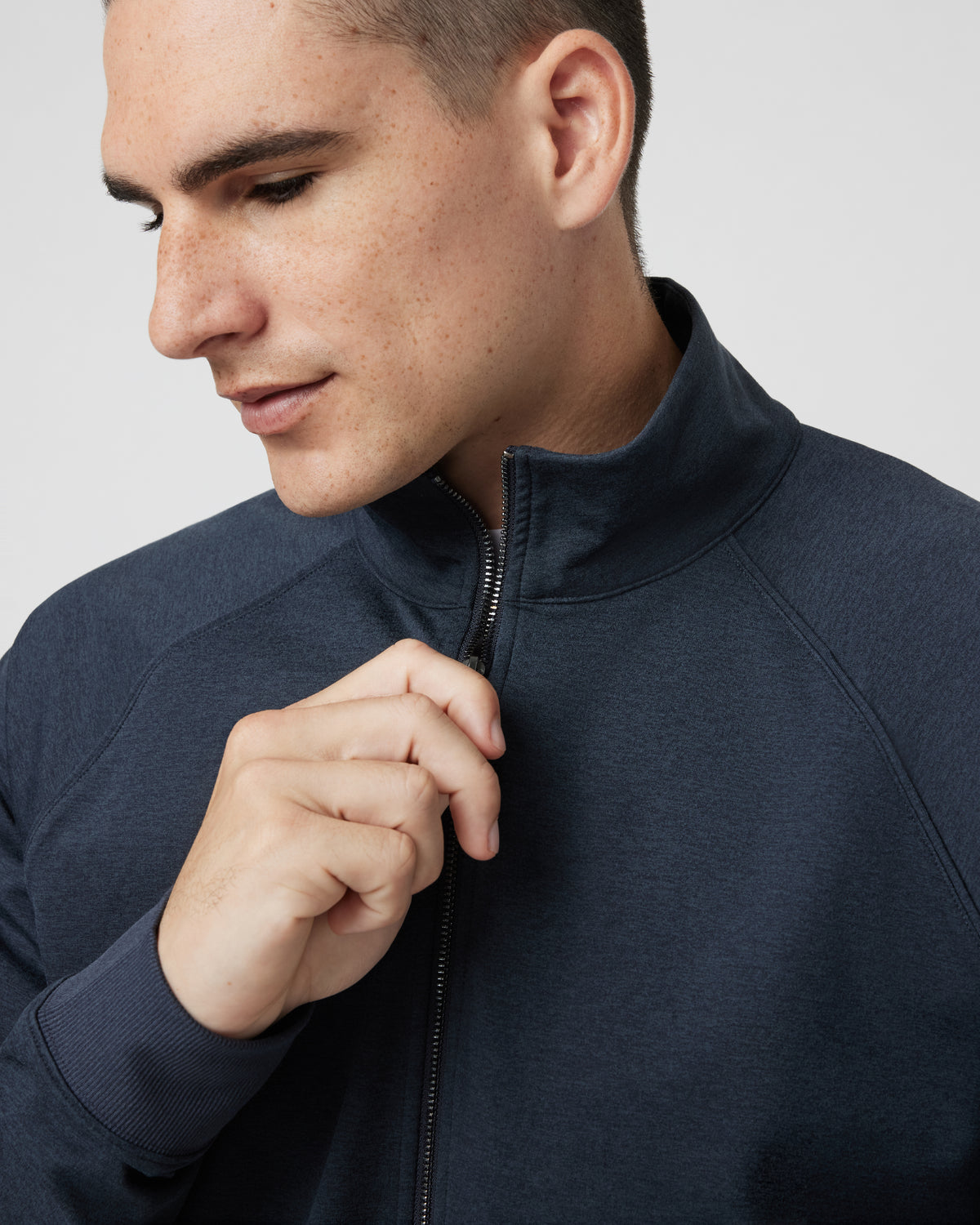 Coronado Novelty Full Zip Men's Midnight Jacket | Vuori discount
