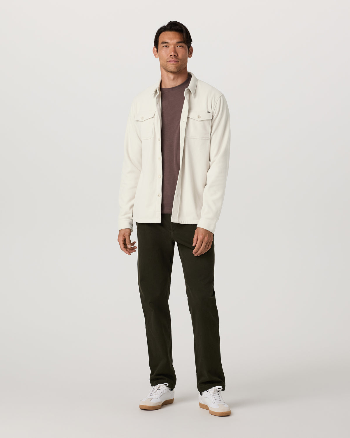 Aspen Shirt Jacket Men's Mushroom Fleece Shirt Jacket | Vuori sale