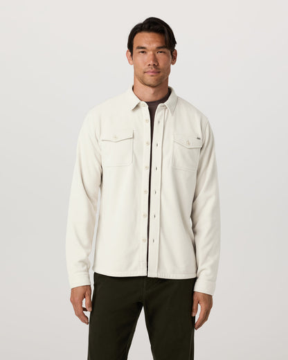 Aspen Shirt Jacket Men's Mushroom Fleece Shirt Jacket | Vuori sale