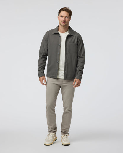 Beldon Shirt Jacket Knit Twill Oregano | Vuori online