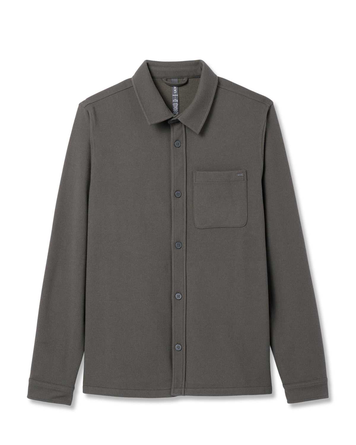 Beldon Shirt Jacket Knit Twill Oregano | Vuori online