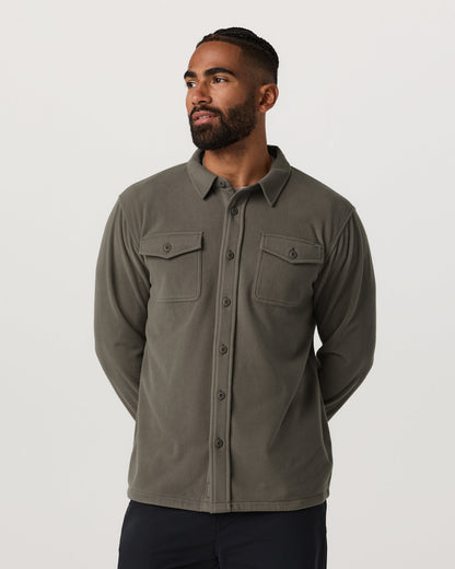 Aspen Shirt Jacket Men's Root Fleece Shirt Jacket | Vuori discount