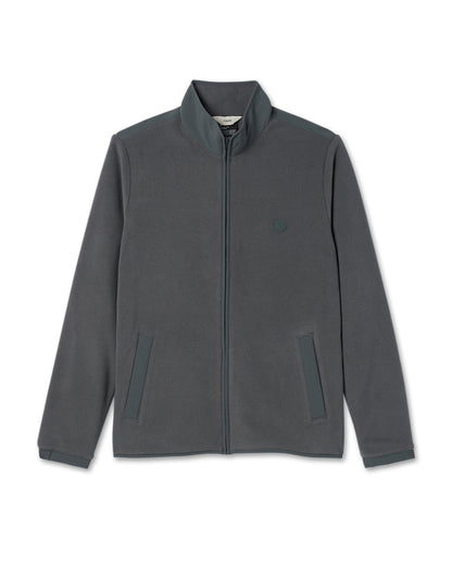 Aspen Full Zip Jacket Dark Pewter Fleece Jacket | Vuori outlet