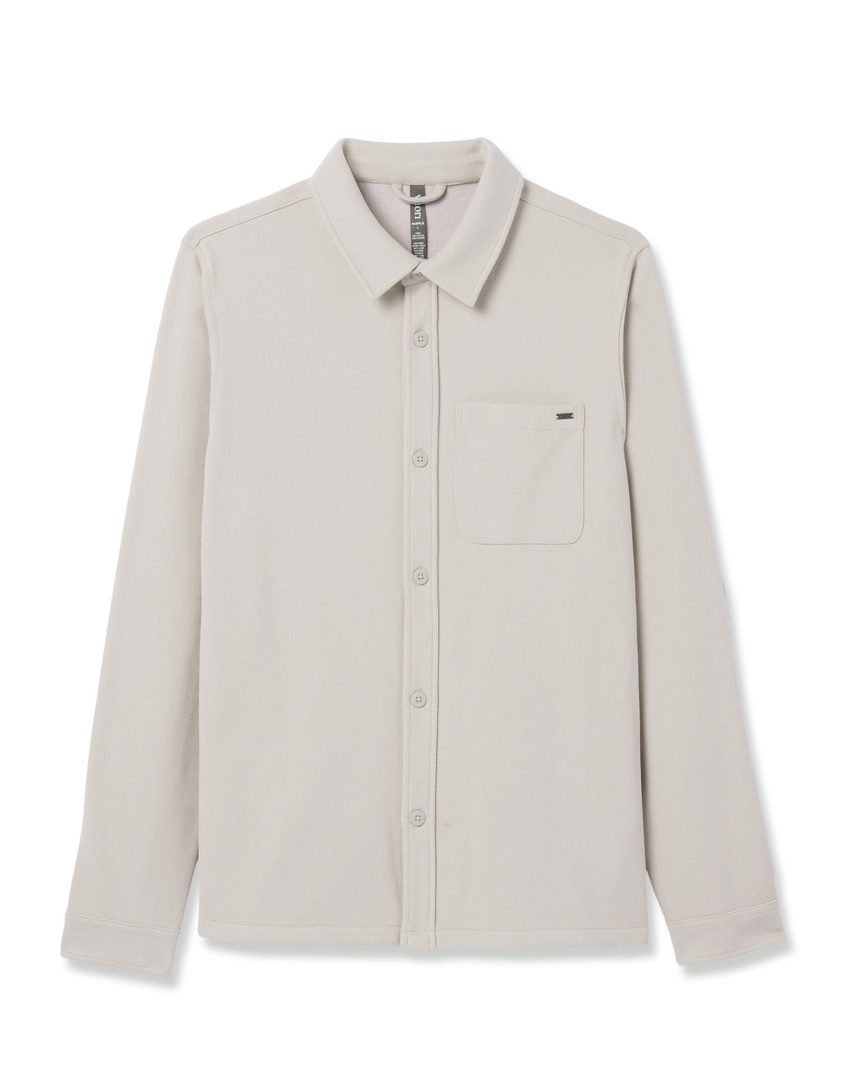 Beldon Shirt Jacket Knit Twill Oatmeal | Vuori sale