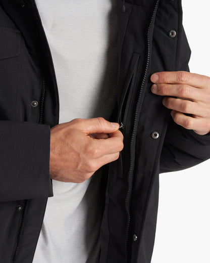 Northmost Insulated Parka Men's Black Down Parka | Vuori onsale