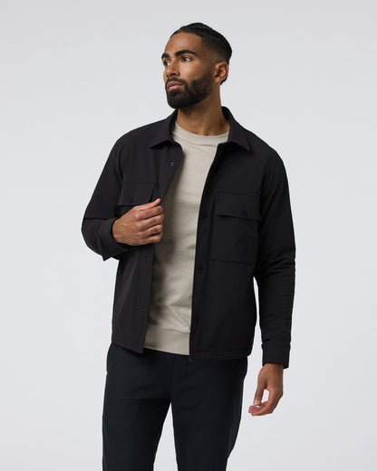 Lawson Tech Shirt Jacket Black | Vuori sale