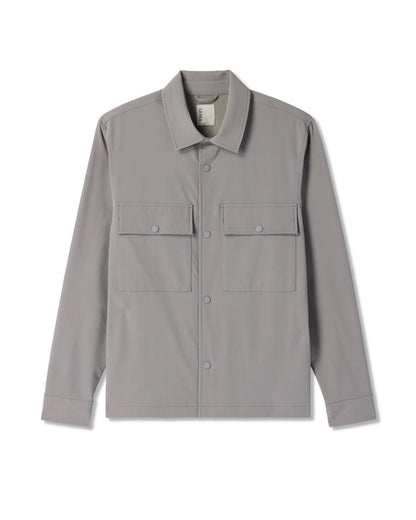 Lawson Tech Shirt Jacket Men's Shiitake Shirt Jacket | Vuori online