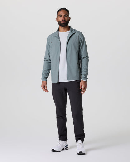 Venture Track Jacket Dusty Blue Linen Texture | Vuori discount
