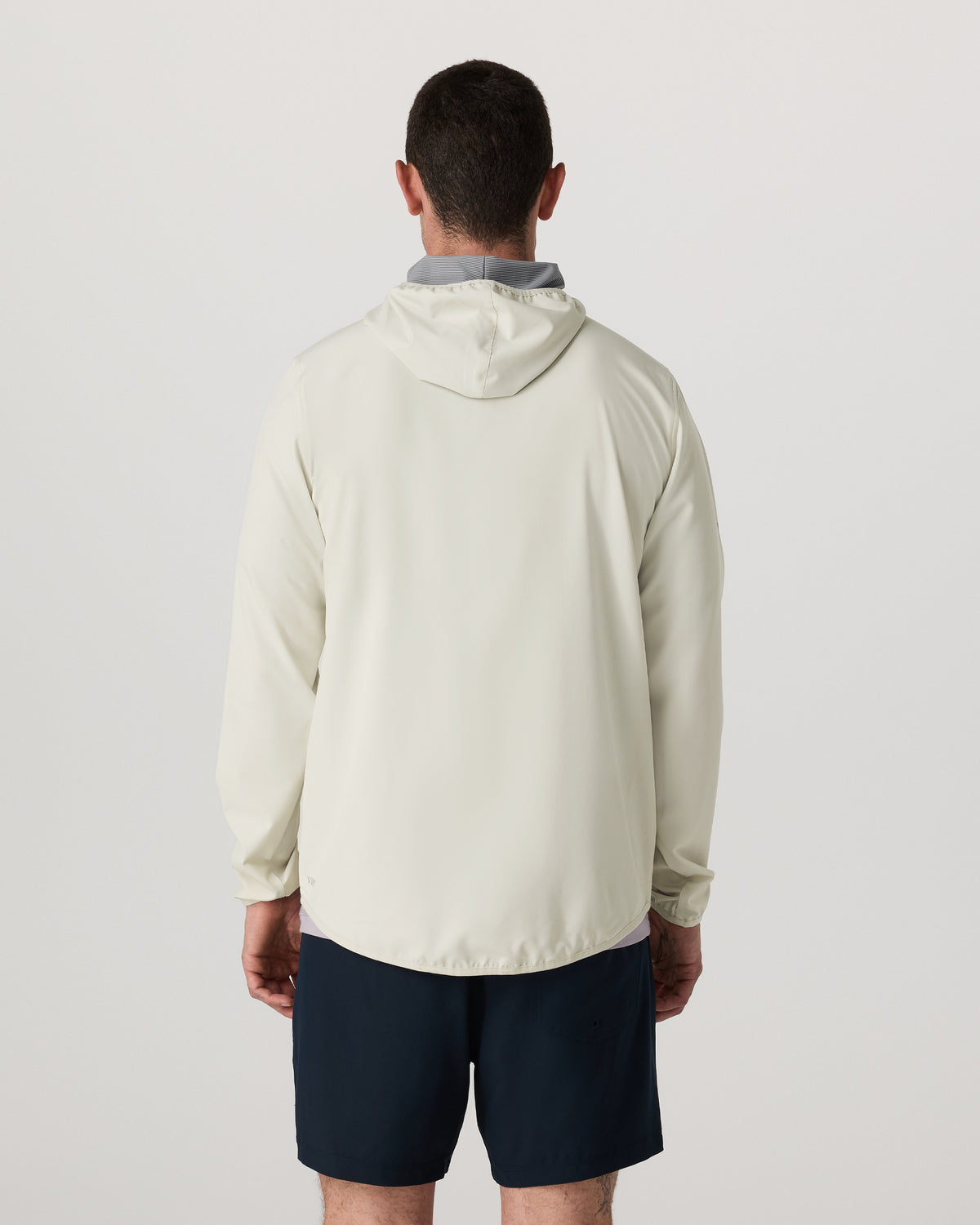 Outdoor Trainer Shell Men's Winter Grey Hooded Jacket | Vuori outlet