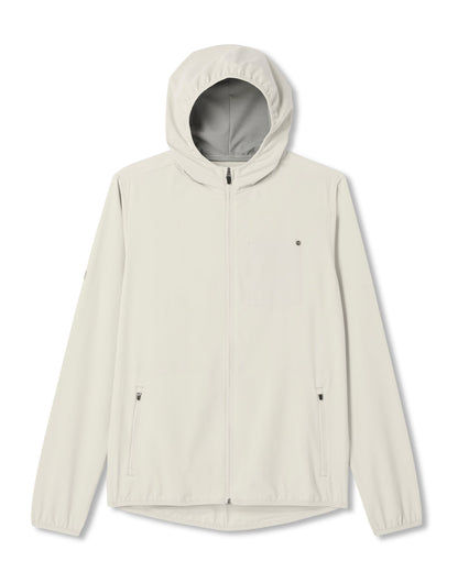 Outdoor Trainer Shell Men's Winter Grey Hooded Jacket | Vuori outlet