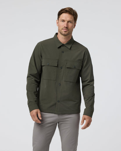 Lawson Tech Shirt Jacket Oregano | Vuori onsale