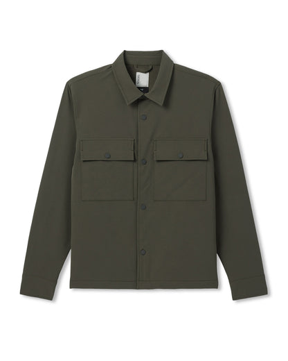 Lawson Tech Shirt Jacket Oregano | Vuori onsale
