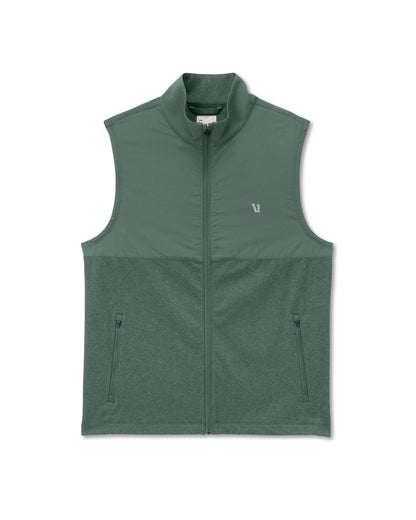 Sunday Element Vest Men's Agate Green Heather Vest | Vuori online