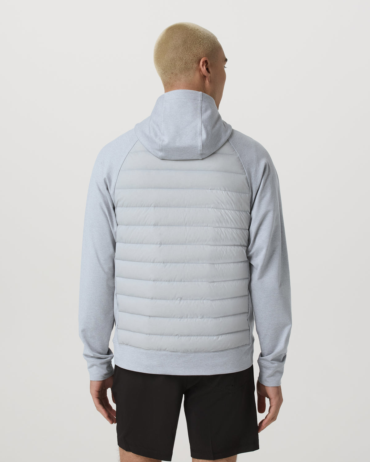 Steadfast Insulated Hybrid Men's Sea Fog Jacket | Vuori discount