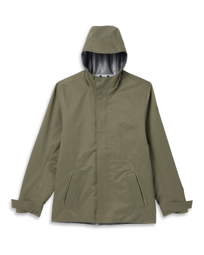 Tuuli Rain Jacket Men's Dark Metal Waterproof Jacket | Vuori outlet