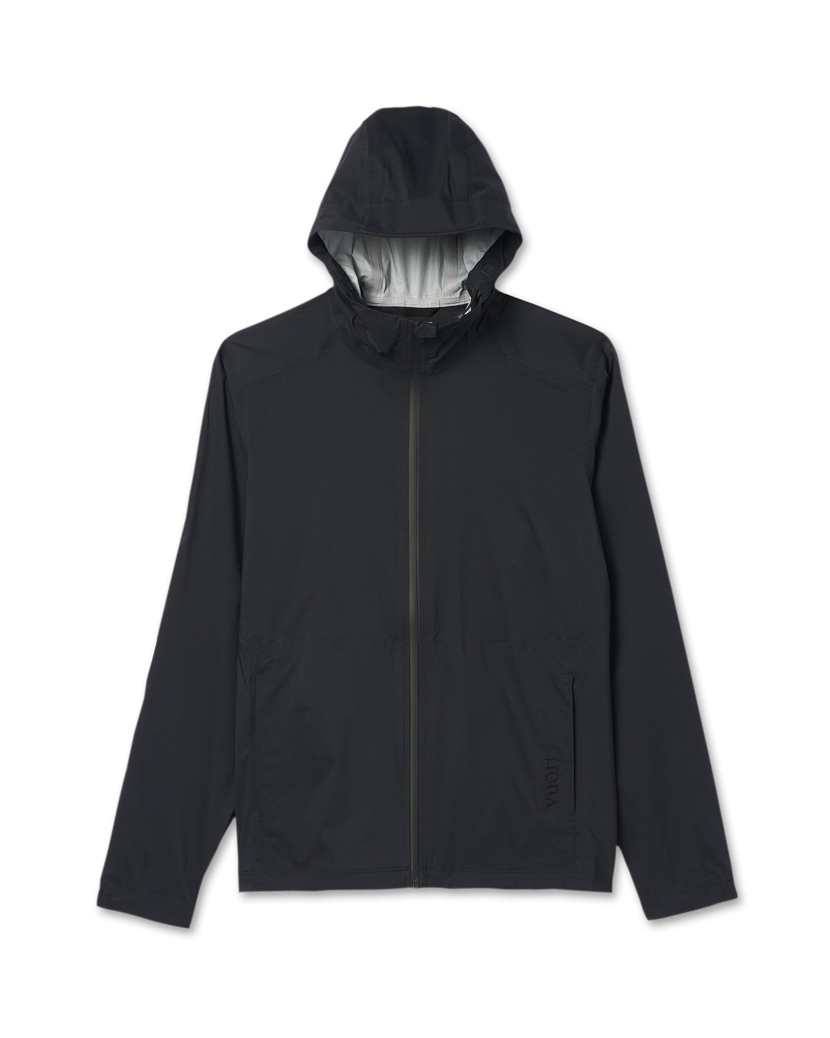 Rainstorm Packable Jacket Men's Black Rain Jacket | Vuori shop
