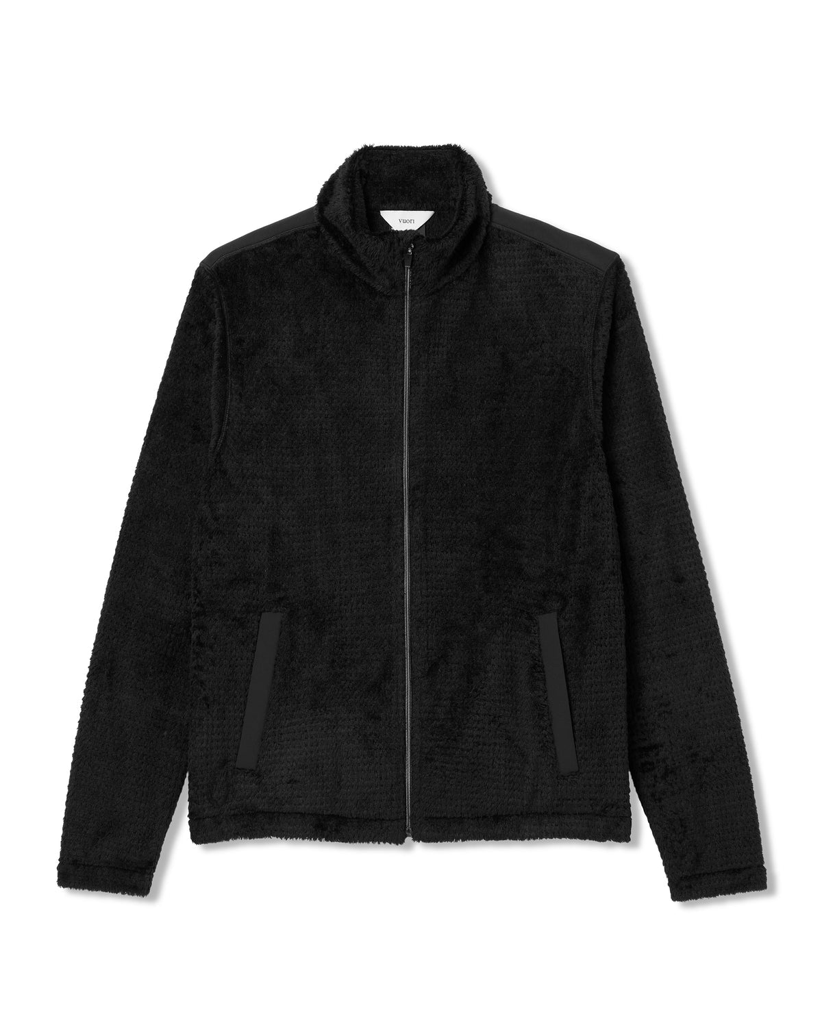 Fairfield Full Zip Jacket Men's Black Fleece Jacket | Vuori online