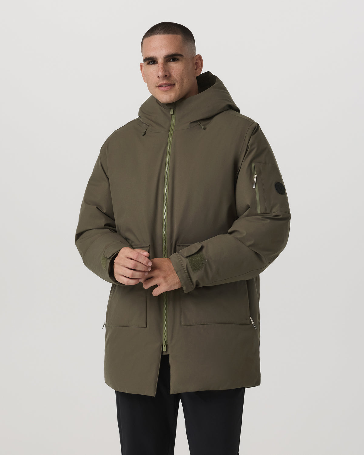 Bering Down Parka Warm Men's Oregano Jacket | Vuori discount