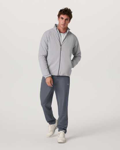 Malin Hybrid Jacket Men's Classic Fit Sea Fog Jacket | Vuori shop