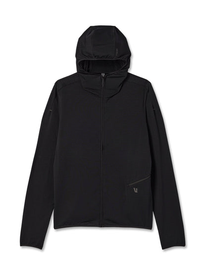Powergrid Full Zip Jacket 2.0 Men's Black Fleece Jacket | Vuori sale
