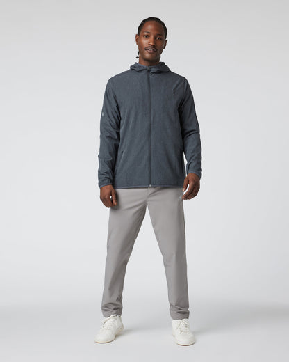 Outdoor Trainer Shell Dark Pewter Linen Texture | Vuori onsale