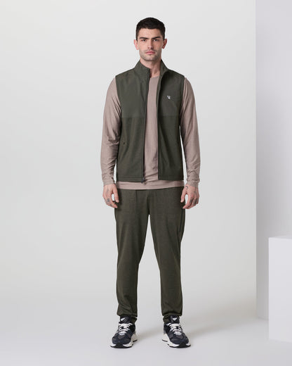 Sunday Element Vest Men's Kale Heather Vest | Vuori online