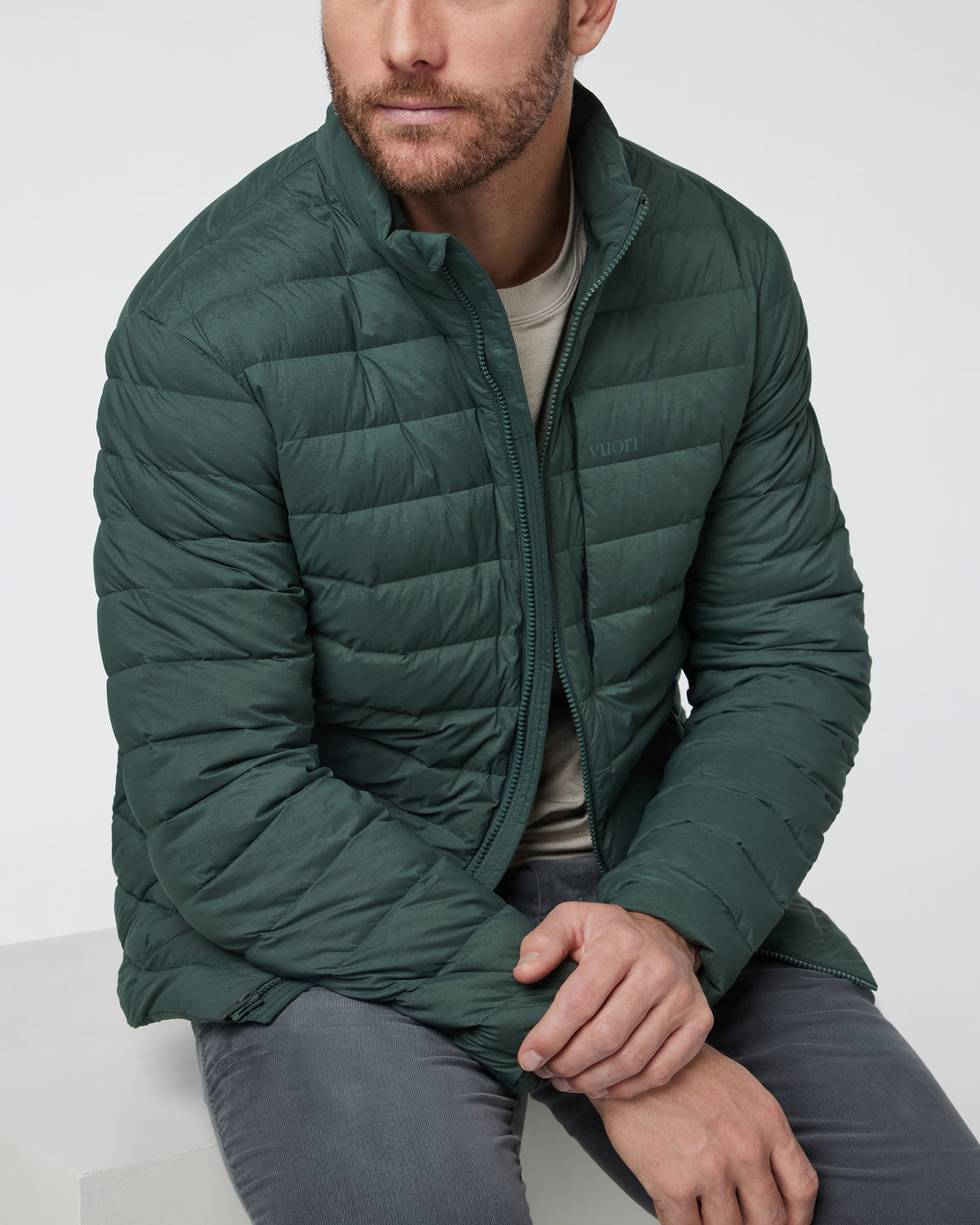 Steadfast Insulated Full Zip Jacket Aspen | Vuori outlet