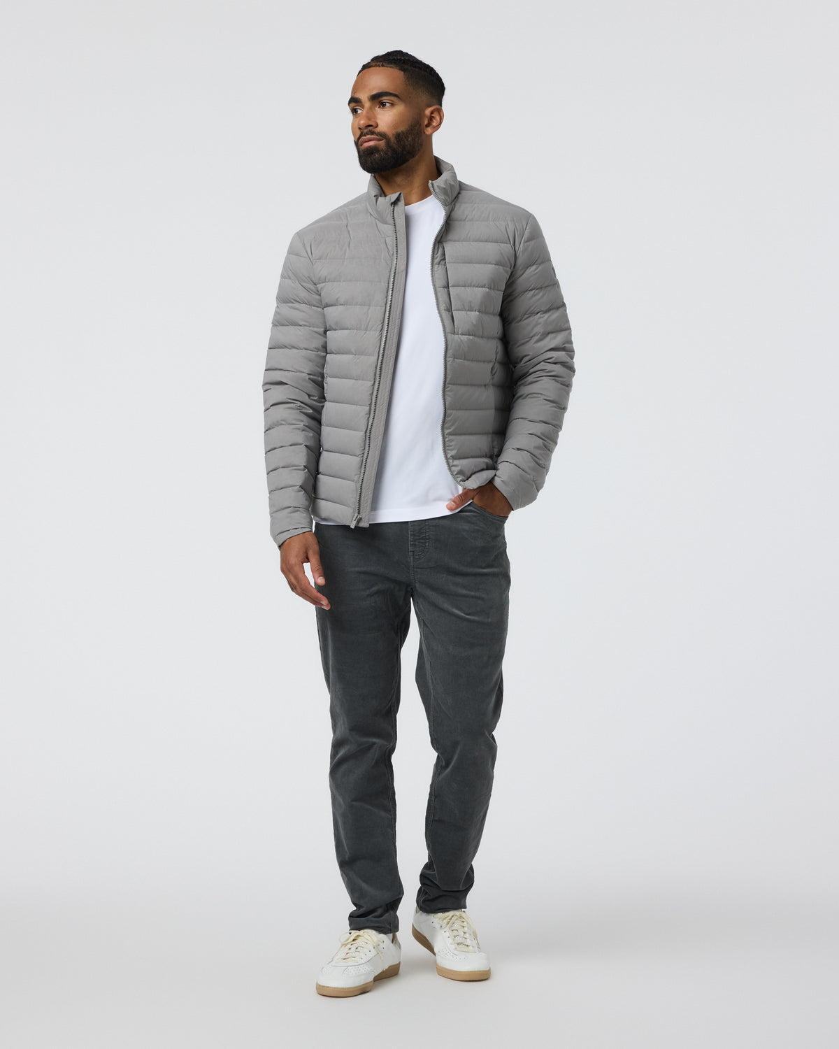 Steadfast Insulated Full Zip Jacket Shiitake | Vuori shop