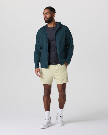Ronan Packable Jacket Deep Sea French Terry Shirt | Vuori online