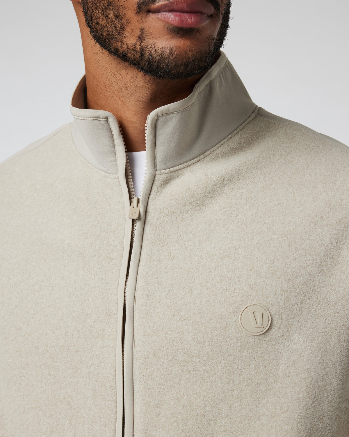 Aspen Full Zip Jacket Toast Fleece Jacket | Vuori discount