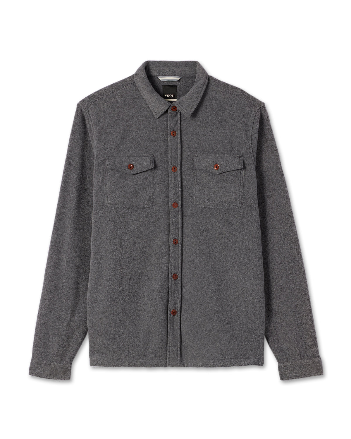 Aspen Shirt Jacket Men's Heather Grey Shirt Jacket | Vuori shop