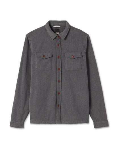 Aspen Shirt Jacket Men's Heather Grey Shirt Jacket | Vuori shop