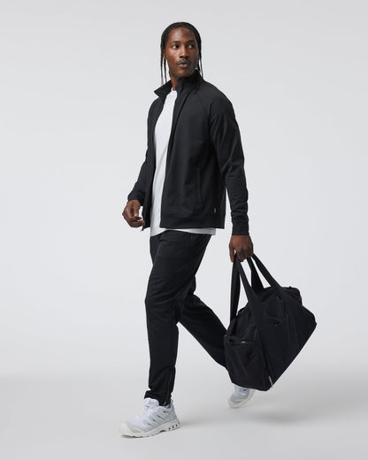 Coronado Novelty Full Zip Men's Black Heather Jacket | Vuori onsale