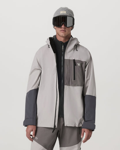 Taika Snow Shell Men's Amethyst Grey Ski/Board Jacket | Vuori shop