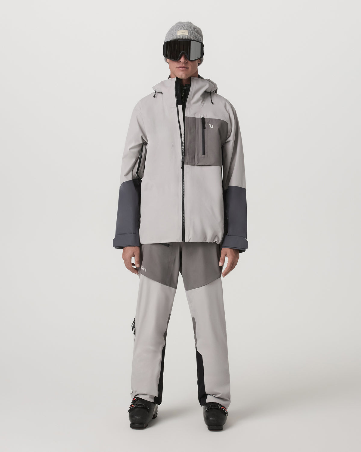 Taika Snow Shell Men's Amethyst Grey Ski/Board Jacket | Vuori shop