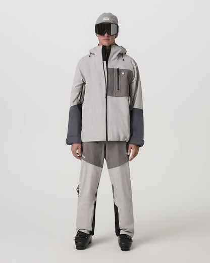 Taika Snow Shell Men's Amethyst Grey Ski/Board Jacket | Vuori shop