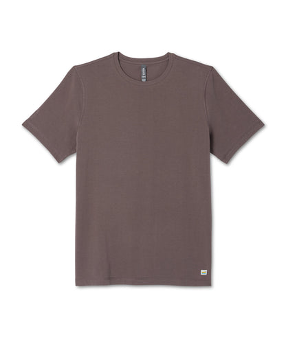 Tuvalu Tee Men's Cotton Short Sleeve T-Shirt in Timber | Vuori online