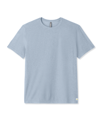 Strato Tech Tee Men's Blue Dusk Heather T-Shirt | Vuori discount