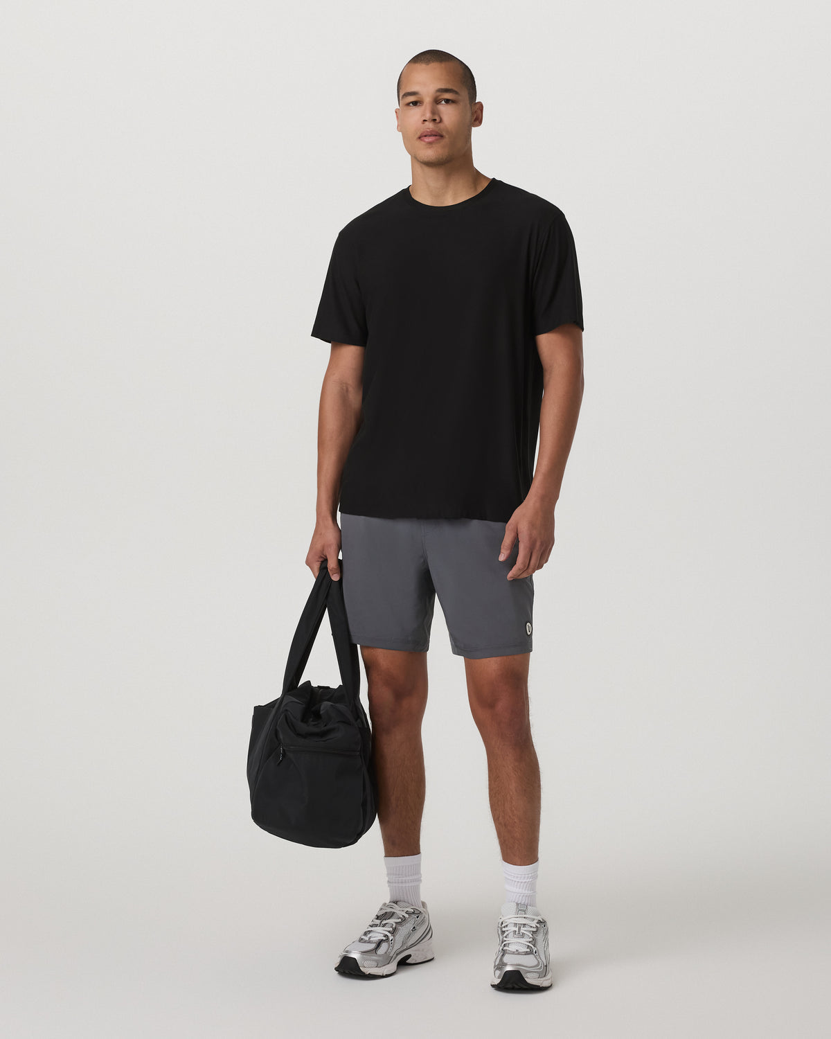 Short Sleeve Strato Tee - Relaxed Fit Men's Black Shirt | Vuori outlet