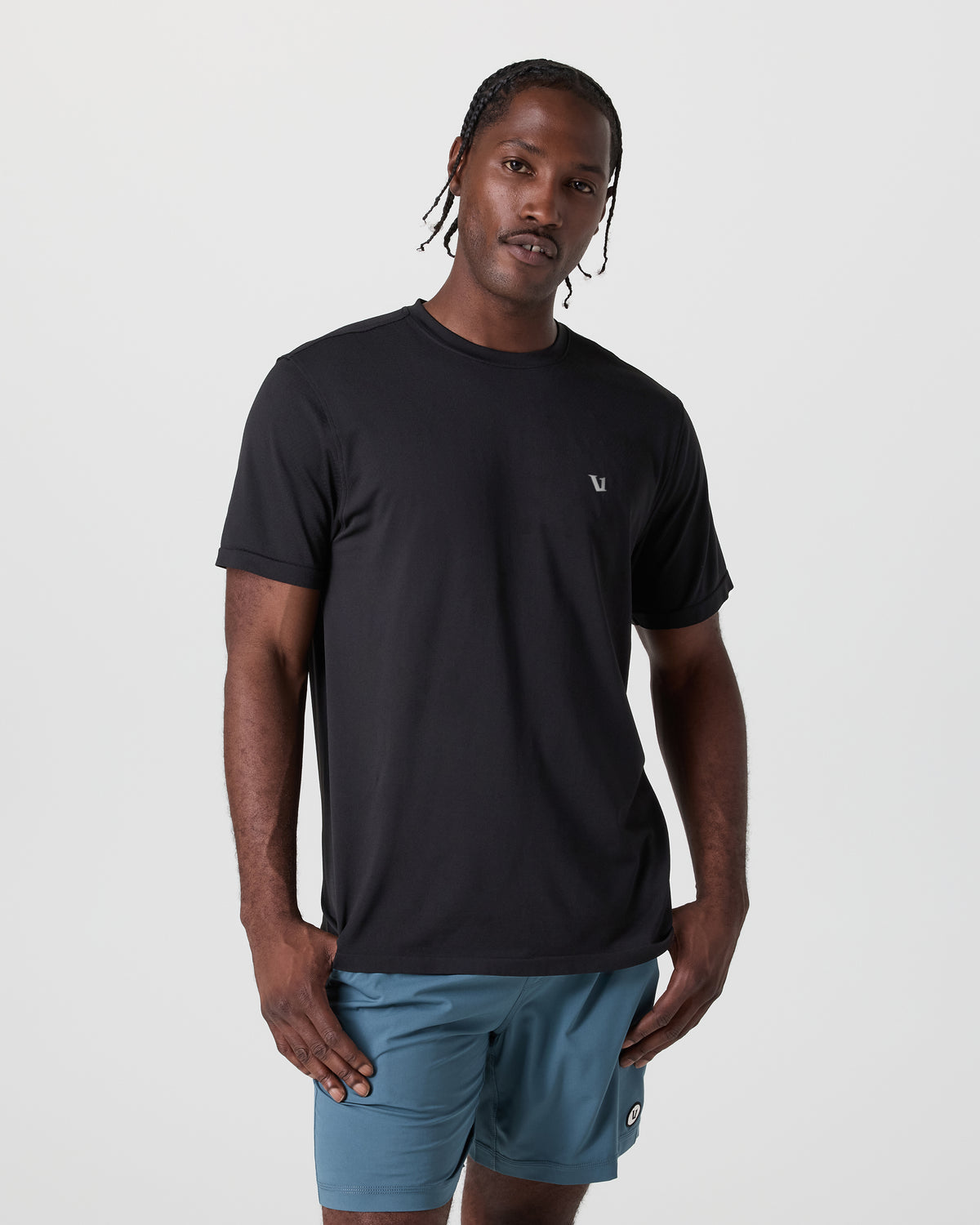 Short Sleeve Clearview Seamless Tee Black | Vuori online