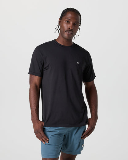 Short Sleeve Clearview Seamless Tee Black | Vuori online